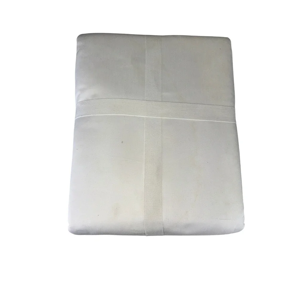 Pottery Barn Foundations Ultra Fine Duvet Cover White Full Queen 700 Cotton NWT